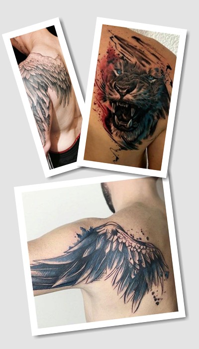 кому підійде татуювання на лопатці чоловічі