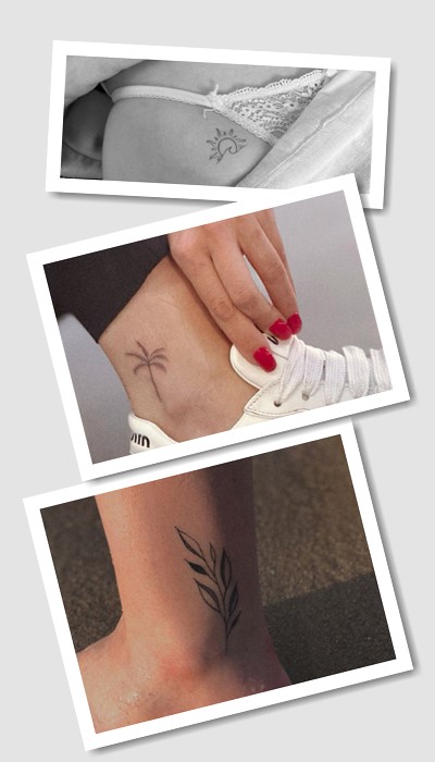 татуювання на нозі жіночі маленькі