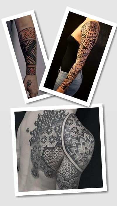 стиль тату орнаментал