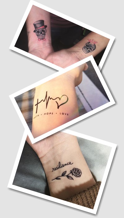 стилі тату для дівчат на зап'ясті