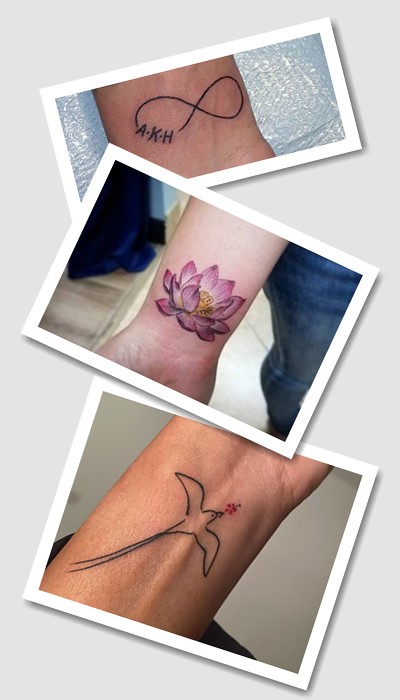 стилі татуювань для дівчат на зап'ясті