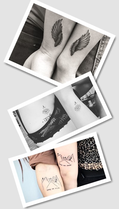 парні тату для подруг