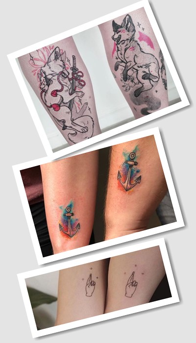 ідеї парних тату для подруг