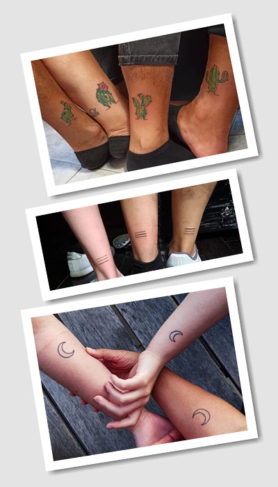 ідеї парних татуювань для друзів