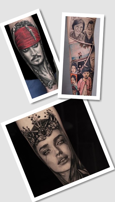 кому підійде татуювання Портрет