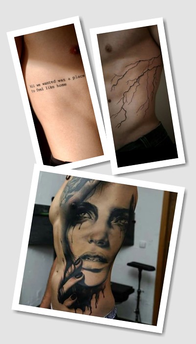 ідеї татуювання на ребрах чоловічі