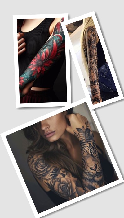 татуювання рукав жіночий