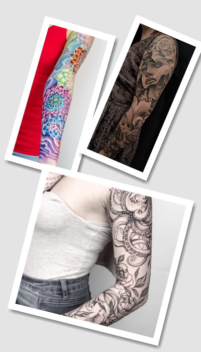 стилі татуювань рукав жіночий