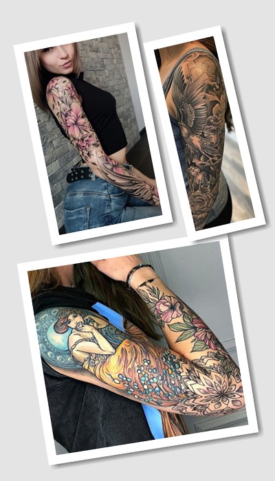 кому підійде тату рукав жіночий