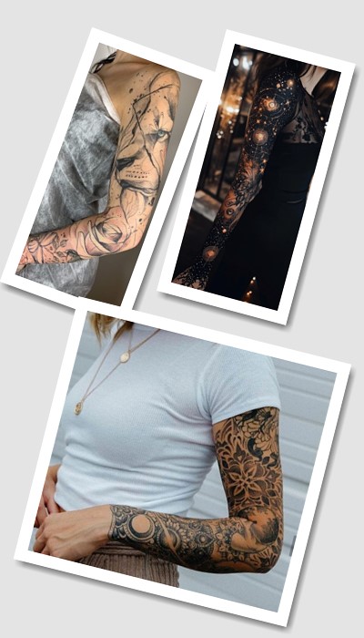 кому підійде татуювання рукав жіночий