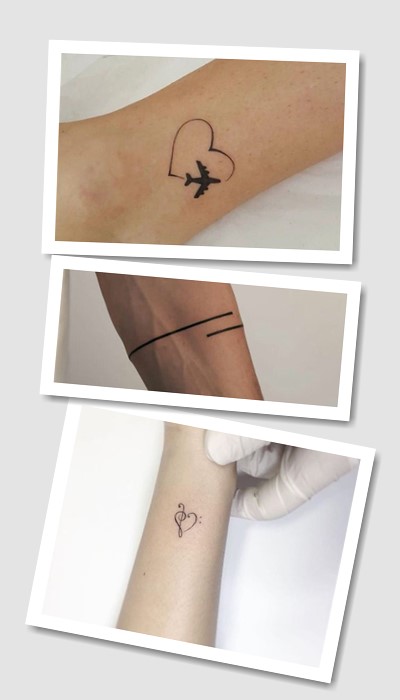 тату на руці легкі