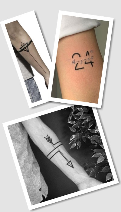 кому підійде тату на руці легкі