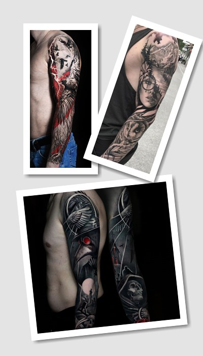 особливості татуювань рукав чоловічий