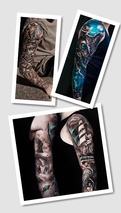 кому підійде тату рукав чоловічий