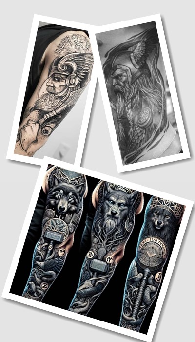 стиль скандинавські тату 