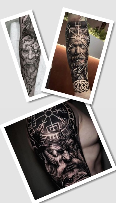 стиль скандинавські татуюваннястиль скандинавські татуювання