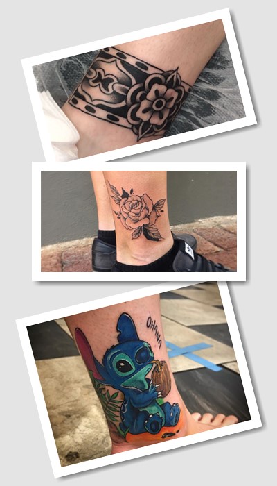 стилі тату на щиколотці