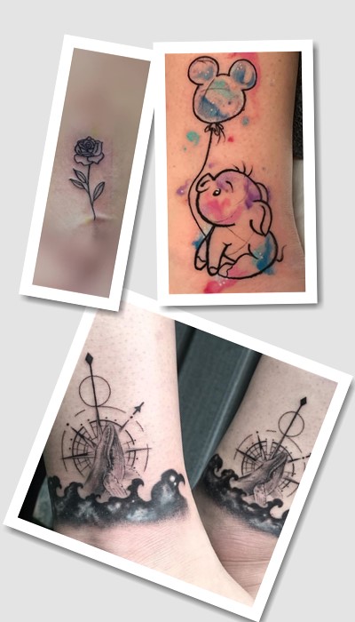 стилі татуювань на щиколотці