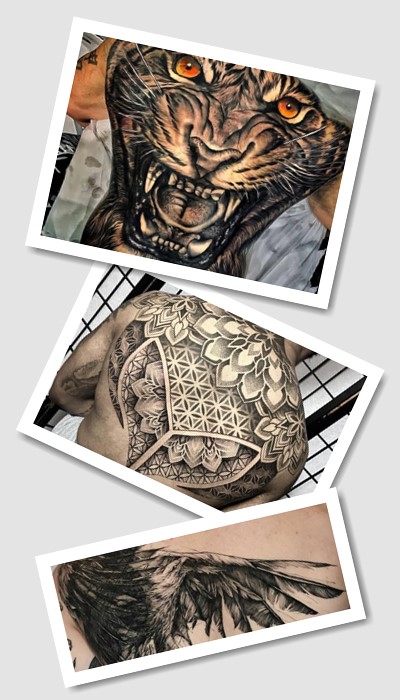 стилі тату на спині чоловічі