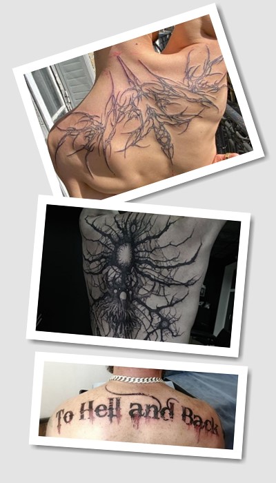 особливості тату на спині чоловічі