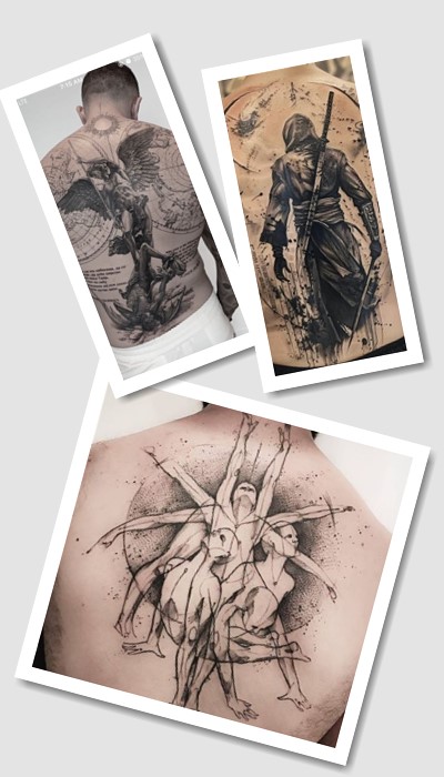 особливості татуювань на спині чоловічі