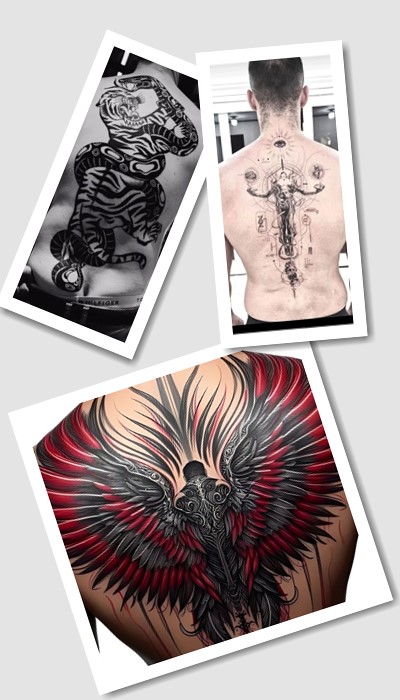 ідеї татуювання на спині чоловічі
