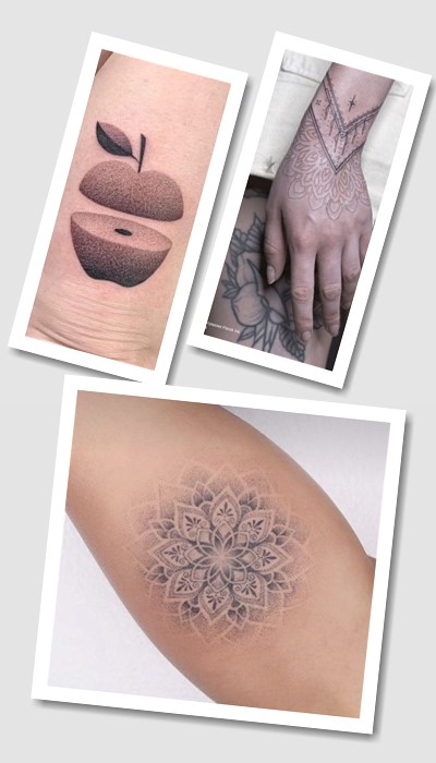 кому підійде тату крапками