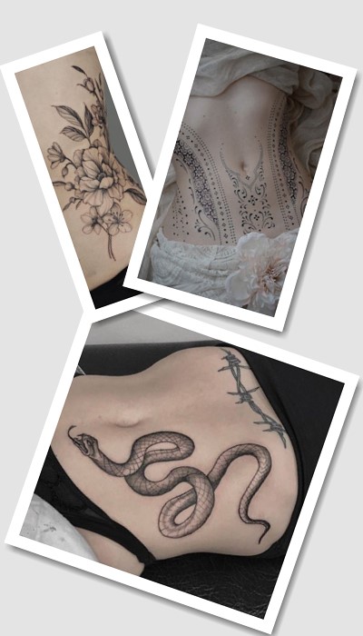 татуювання на талії