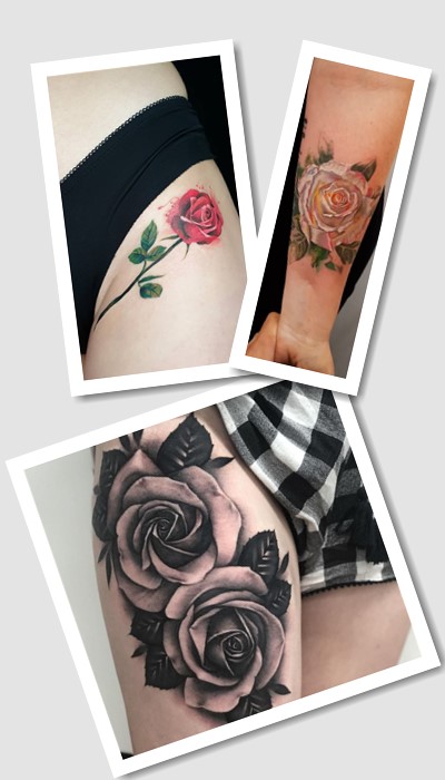 значення тату троянда на руці для дівчат