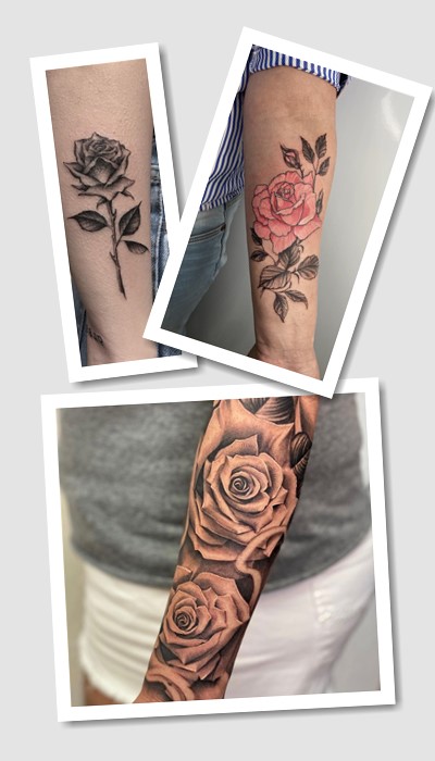 значення татуювання троянда на руці для дівчат