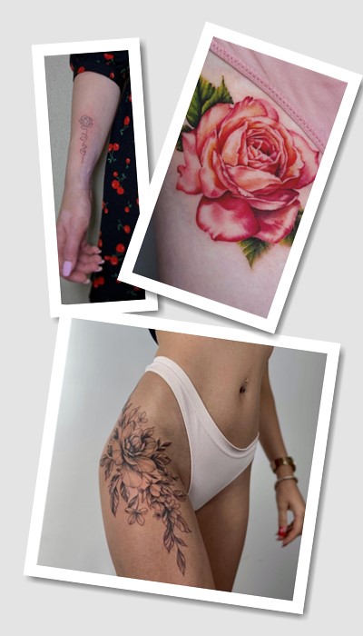 що означає татуювання на стегні троянди