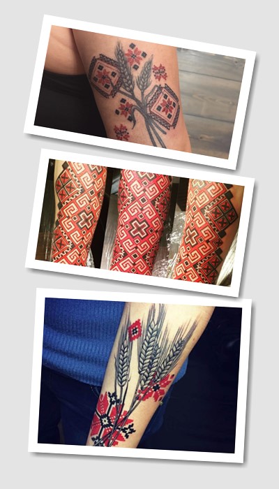 стиль татуювання український орнамент