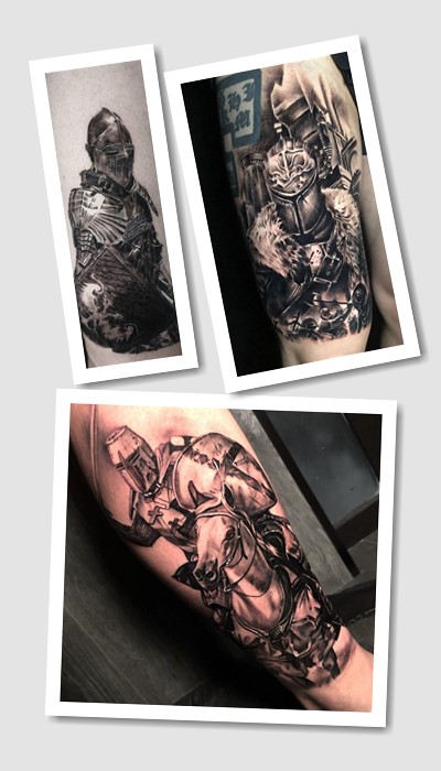 татуювання обладунки у Києві