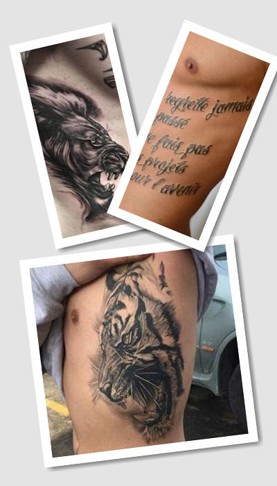 татуювання на боку чоловічі у Києві