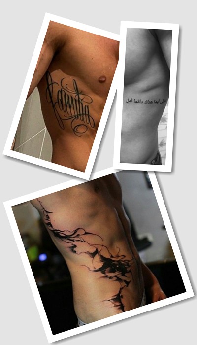 кому підійде тату на боку чоловічі