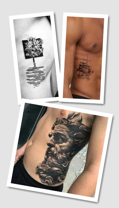 кому підійде татуювання на боку чоловічі