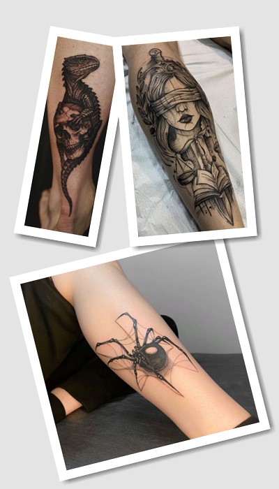 тату на ікрі