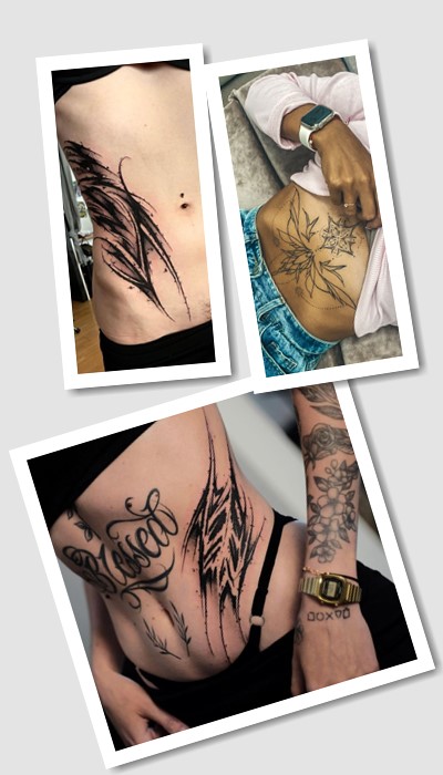 кому підійде татуювання на животі