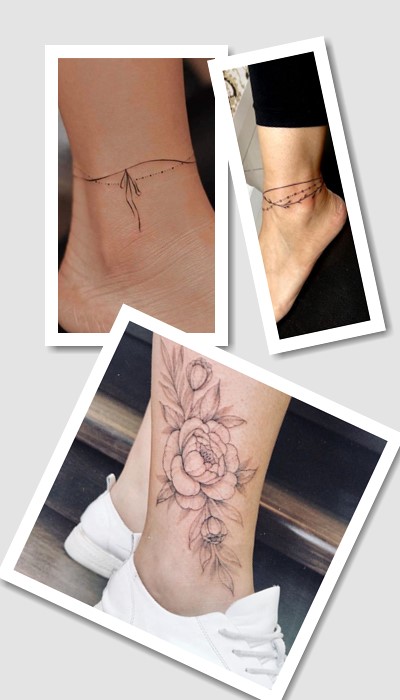 тату на кісточці ноги