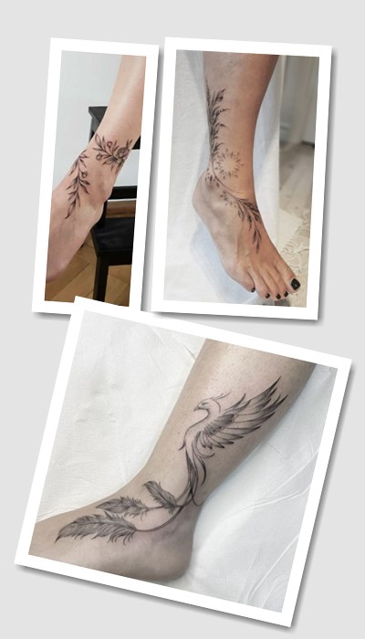 кому підійде тату на кісточці ноги