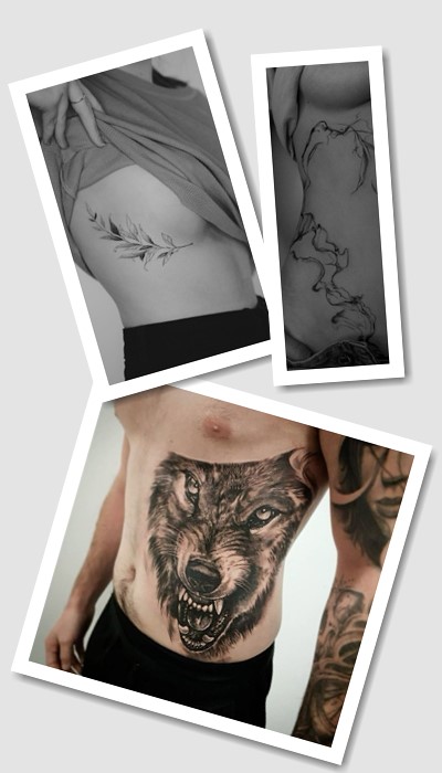 кому підійде татуювання на ребрах