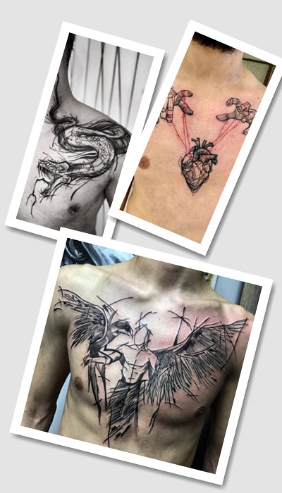 татуювання на грудях