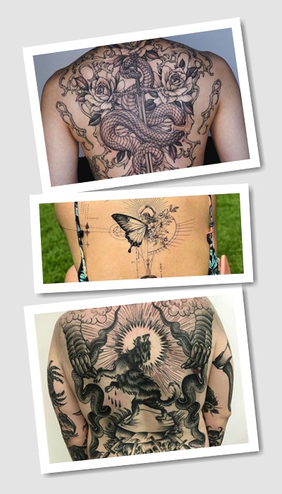 тату на спині