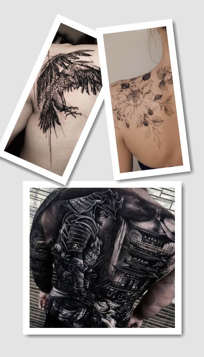 кому підійде тату на спині