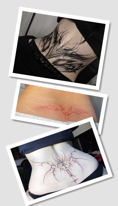 татуювання на на попереку жіночі