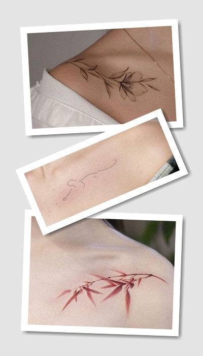 татуювання на ключиці