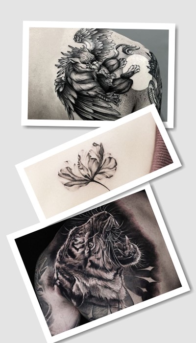 тату на лопатці