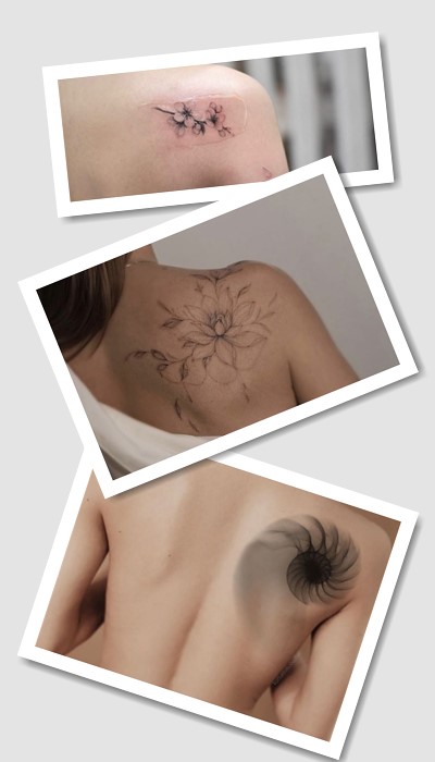 татуювання на лопатці у Києві