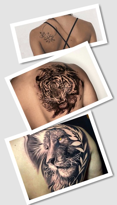 татуювання на лопатці