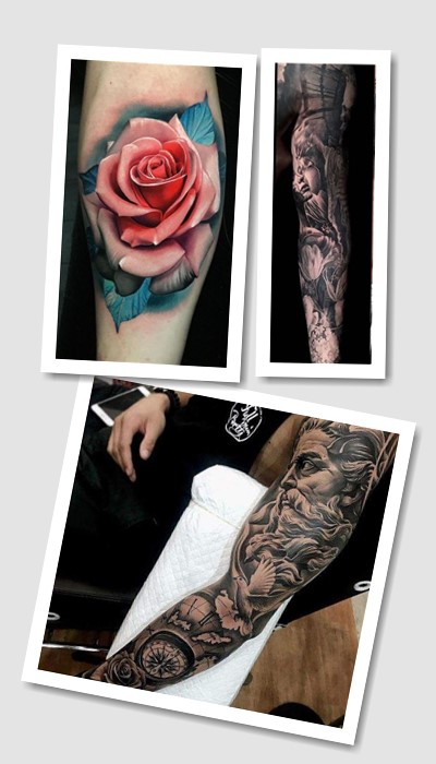 кому підійде тату на руці чоловічі